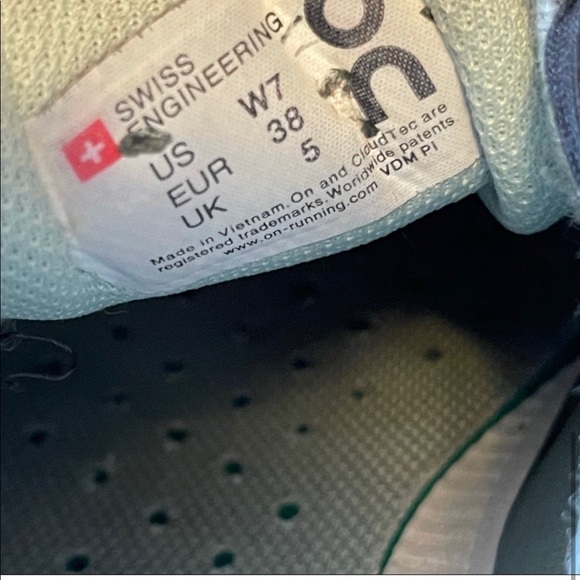 On Cloud Running Shoe - Womens Size 7 - Picture 5 of 6